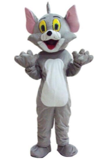 High Quality Long Plush Adult Tom And Jerry Mascot Costume