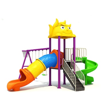 New Beautiful Style Large Rides Playground Slides Plastic Tube Slide Kids Outdoor Amusement Park