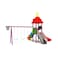 Kindergarten Outdoor Plastic Slide For Kids With Daycare Swing Outdoor Playground For Sale