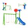 Kindergarten Slide Toddlers Daycare Play Games Swing With Slides