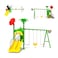 Outdoor Playground Equipment Plastic Slide Kids Amusement Park Swing Garden