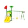Outdoor Playground Equipment Plastic Slide Kids Amusement Park Swing Garden