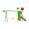 Colorful Metal Children Swing And Slide Multifunction Preschoolers Play Set Outdoor For Kids