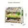 Children's Book Shelf Organizer Toys Storage Rack Cabinet With Bins For Kids
