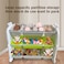 Children's Book Shelf Organizer Toys Storage Rack Cabinet With Bins For Kids