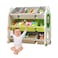 Children's Book Shelf Organizer Toys Storage Rack Cabinet With Bins For Kids