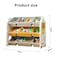 Kids Storage Book Toy Shelf Plastic Material Child Cabinet For Home