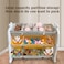 Kids Storage Book Toy Shelf Plastic Material Child Cabinet For Home