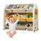 Kids Storage Book Toy Shelf Plastic Material Child Cabinet For Home