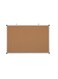 Wall Mounted Aluminum Alloy Frame Vision Cork Boards 60 x 90cm Bulletin Memo Writing Notice Letters Combination Board