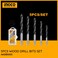 INGCO 5 PCS Wood Drill Bits Set AKDB5055 High-Performance Professional Drill Bits for Woodworking, Carpentry, and DIY Projects