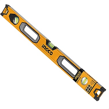 INGCO SPIRIT LEVEL HSL08060 - Accurate and Durable 60cm Spirit Level, Perfect for Measuring and Leveling in Construction and DIY Projects