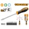INGCO 12 PCS Flexible Shaft Screwdriver Set AKSDFL1208 Professional Heavy-Duty Multi-Purpose Screwdriver Kit for Electronics, Automotive, and DIY Projects