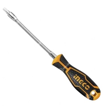 INGCO 12 PCS Flexible Shaft Screwdriver Set AKSDFL1208 Professional Heavy-Duty Multi-Purpose Screwdriver Kit for Electronics, Automotive, and DIY Projects