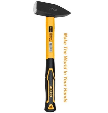 INGCO Machinist Hammer HMH881500 &ndash; Steel Head with Ergonomic Anti-Slip Handle for Precision Metalwork and Workshop Use