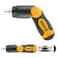 INGCO 13 IN 1 Ratchet Screwdriver Set AKISD1208 Professional Multi-Purpose Ratchet Screwdriver Kit for Automotive, Mechanical, and DIY Applications