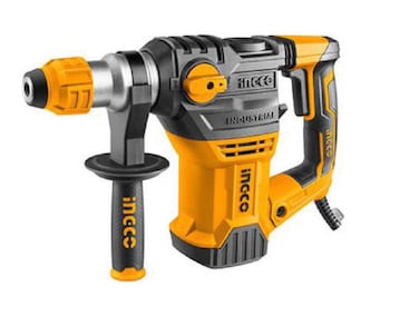 INGCO 1500W Rotary Hammer Drill RH150028 &ndash; SDS-Plus Heavy-Duty Concrete &amp; Masonry Drill with Multi-Function Modes