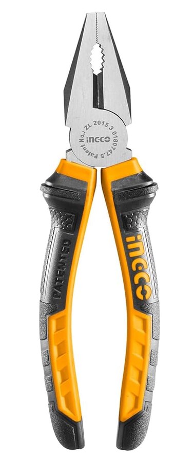 كماشة توليف من INGCO موديل HCP08168 – كماشة متعددة الاستخدامات وقوية مع قبضة مريحة لأعمال الكهرباء والميكانيكا