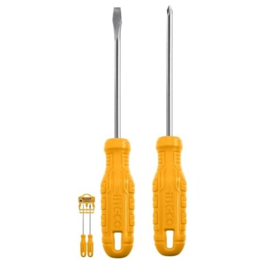 INGCO 2 PCS Screwdriver Set HKSD0258 Professional Precision Screwdrivers for Electronics, Mechanical, and DIY Applications