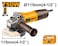 INGCO Angle Grinder AG75028 &ndash; 750W Compact Power Grinder for Cutting, Grinding &amp; Polishing Metal, Stone, and Concrete