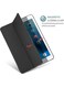 MUTURAL YASHI Series PU+TPU Folio Case for iPad Mini 6 8.3" 2021, Slim Design, Durable Protection, Stand Function, Black
