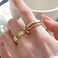 Light Luxury Cat Eye Stone Open Adjustable Ring, Specification:J2575