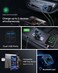 LENCENT Bluetooth FM Transmitter Wireless Radio Adapter Car Kit with Dual USB Charging Car Charger MP3 Player Support TF Card &amp; USB Disk
