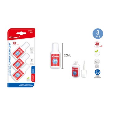 Motarro 3Pcs Correction Fluid 20ML (MK007-2)