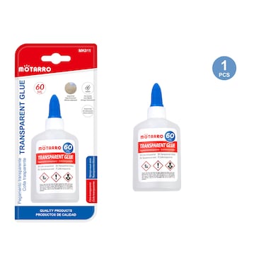 Motarro MK011 Transparent Glue, 60 ml (Pack of 2)