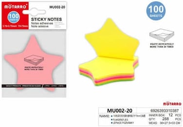 Motarro MU002-20 Sticky Notes Pack 2