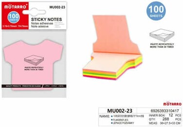 Motarro Pack of 2 Sticky Notes (MU002-23)