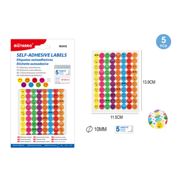 Motarro MU032 Self-Adhesive Labels - Pack of 2