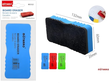 MOTARRO Board Eraser MO022 &ndash; High-Quality Dry Erase Whiteboard Eraser for Classroom, Office &amp; Home &ndash; Soft, Durable, Easy to Clean
