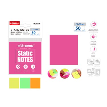 MOTARRO STICKY NOTES, (MU062-1) - Pack of 2