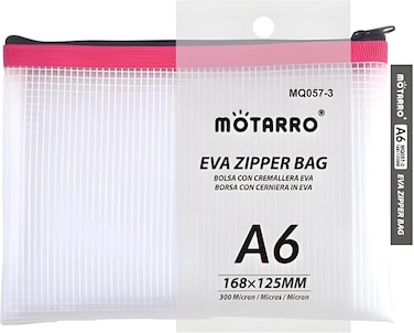 Motarro MQ057-3 Eva Zipper Bag: Durable Storage for Your Essentials (A6)