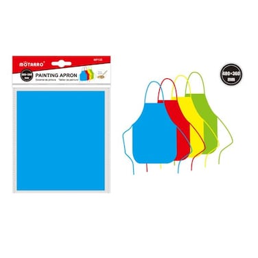 MOTARRO Painting Apron MP135 Adjustable Art Smock for Kids Durable Easy-Clean Protective Apron for Painting
