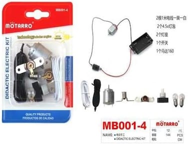 Motarro MB001-4 Didactic Electric Science Project Kit for Kids