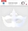 MOTARRO DIY White Paper Face Mask (ME136-4) - Unleash Your Creativity with Paintable Kids Party