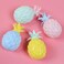 4 Pcs Pineapple Stress Ball, Fidget Toys Ball for Pressure Release Party Gifts (Random Color)