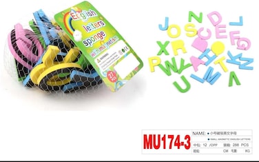 Motarro Pack 12 Magnet English Letter  (MU174-3)