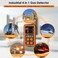 ST8900 4 in 1 Toxic Gas CO Carbon Monoxide Detector Hydrogen Sulfide H2S Oxygen Combustible Gas Test LCD Display Monitor, Sound Light Vibration Alarm