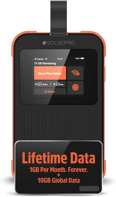 Simo Solis Pro 5G WiFi Mobile Hotspot (International Version)