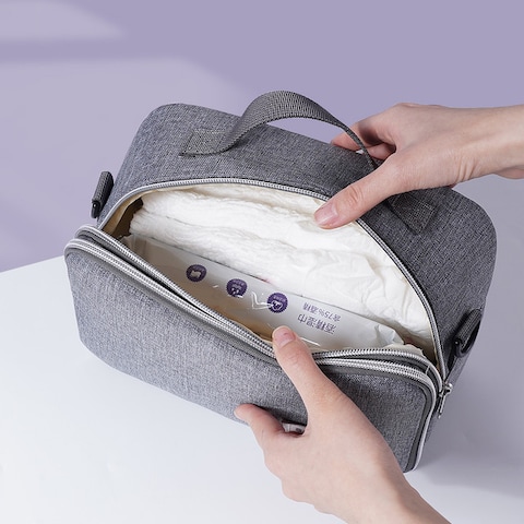 Sunveno Diaper Changing Clutch w / t Mat - Grey
