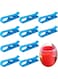 SOLDOUT 10 PCS Garbage Bags Clip Retaining Clamp Non-Slip Plastic Trash Bag Fixed Universal Sealing Dustbin Can Clips Holder (Blue, Pack of 10)