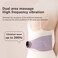TechLove Waist Belt Massager &ndash; 4-in-1 Therapy with Heat, Vibration, Red Light, Moxibustion, Type-C Rechargeable Battery (800mAh), Wireless Remote, Lightweight &amp; Adjustable Fit for Men &amp; Women
