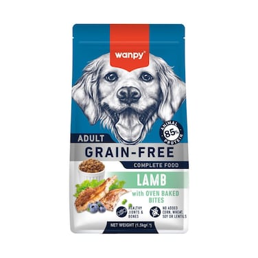 WANPY Grain-Free Complete Dog Food &ndash; Lamb Recipe 12kg &ndash; High Protein &amp; Natural Nutrition