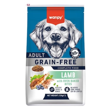 WANPY Grain-Free Complete Dog Food &ndash; Lamb Recipe 1.5kg &ndash; High Protein &amp; Natural Nutrition