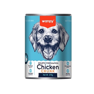 WANPY Holistic Formulation &ndash; Chicken Chunk 375g PACK OF 2