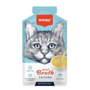 Wanpy Meat Broth Chicken for Cats (50gm)