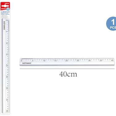 Motarro Aluminum Ruler (MI043-40)- Pack of 2